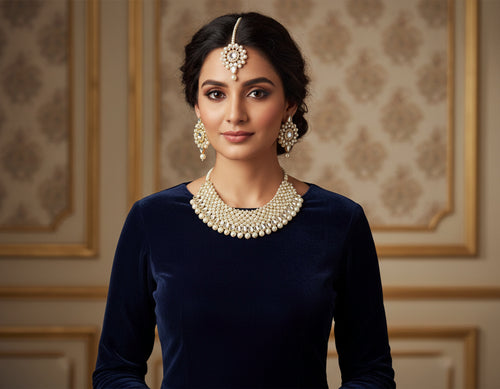 Classic Pearl Necklace set