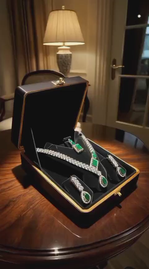 Royal Green Double Layer Necklace