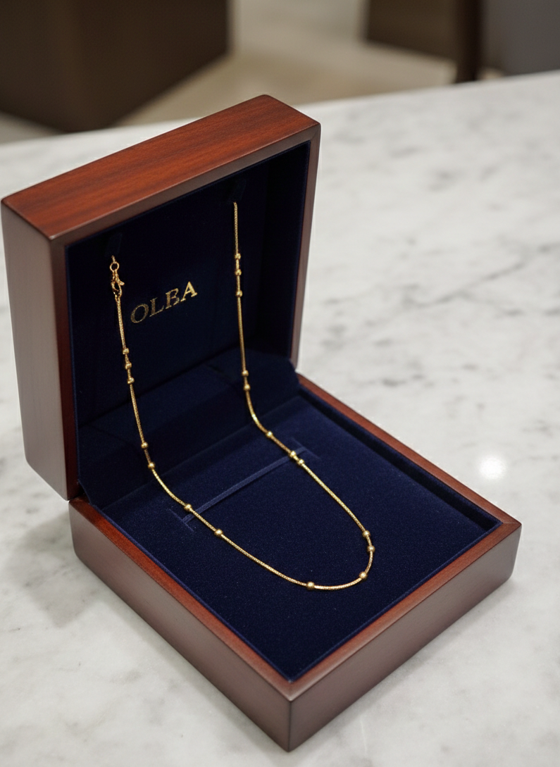 Elegant Golden Bead Chain