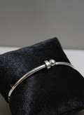 Modern Sphere Open Bangle