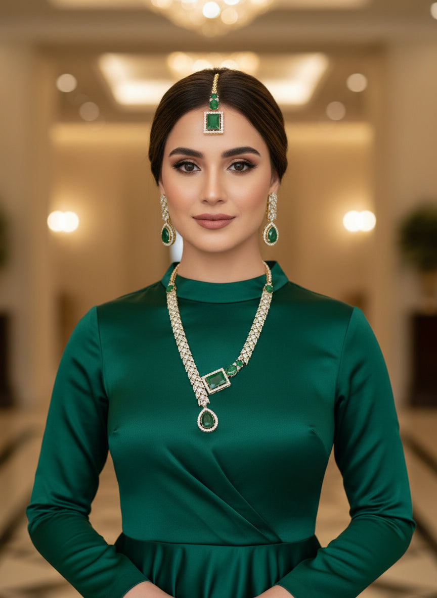 Majestic Emerald Green Necklace
