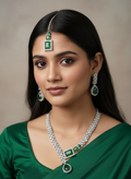 Royal Green Double Layer Necklace