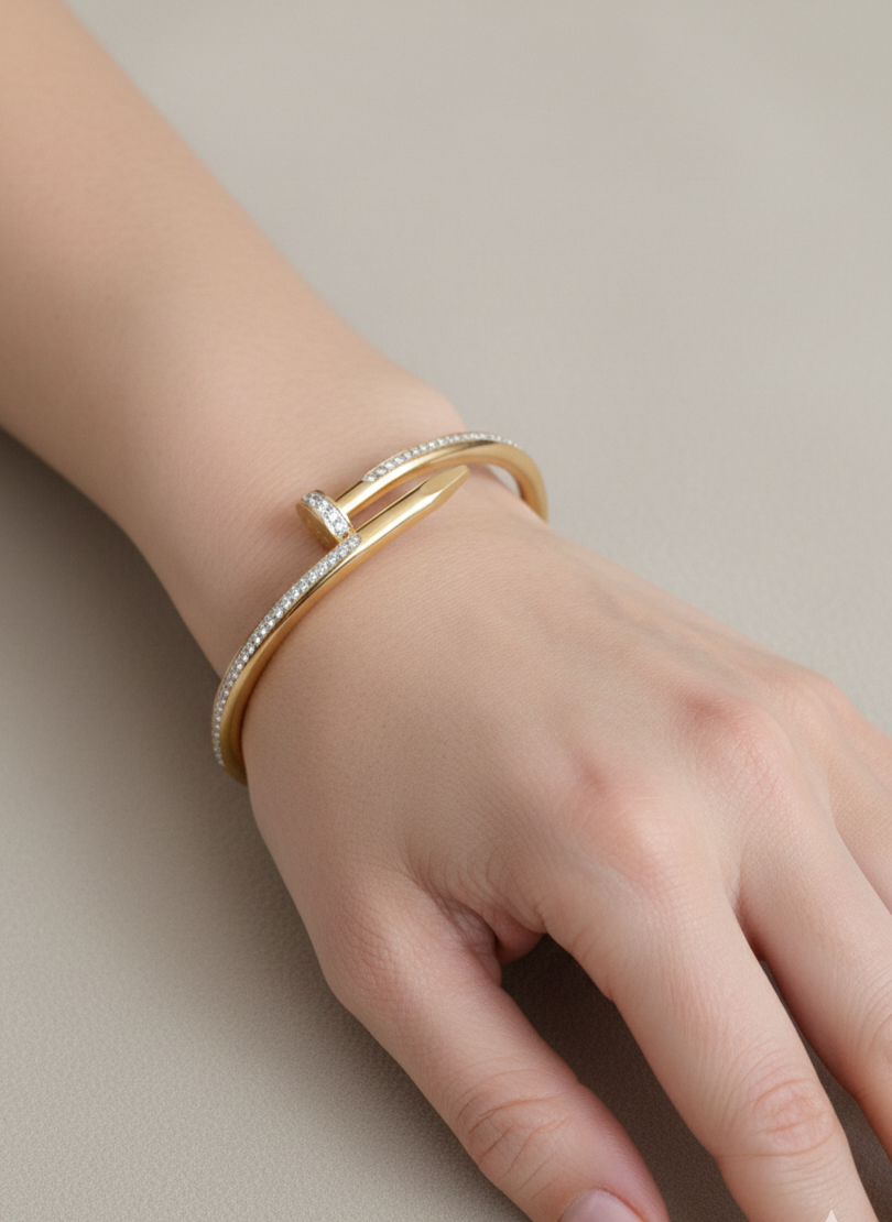 Nail-Inspired Bangle